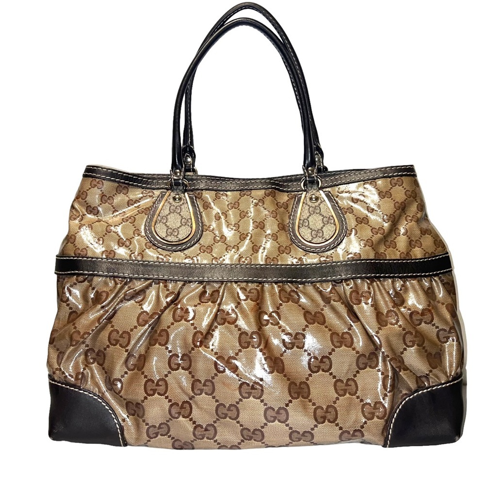 Gucci mix crystal shoulder logo bag medium rare - Picture 10 of 16
